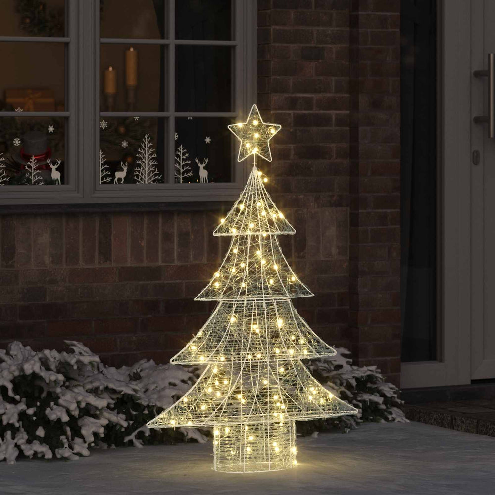 LED Weihnachtsbaum Acryl Warmweiß 120cm