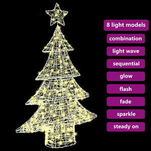 LED Weihnachtsbaum Acryl Warmweiß 120cm