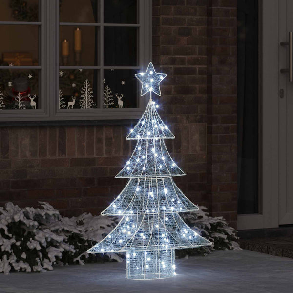 Acryl Weihnachtsbaum 120cm mit 100 LED