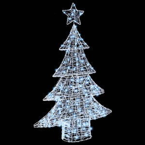 Acryl Weihnachtsbaum 120cm mit 100 LED