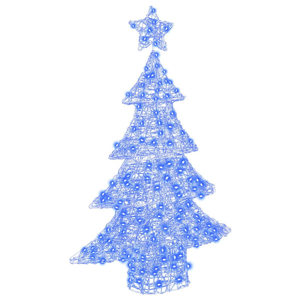 Weihnachtsbaum mit 100 LEDs Blau 120cm