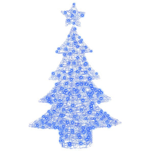 Weihnachtsbaum mit 100 LEDs Blau 120cm