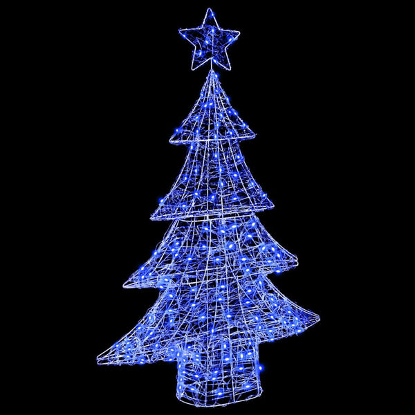 Weihnachtsbaum mit 100 LEDs Blau 120cm