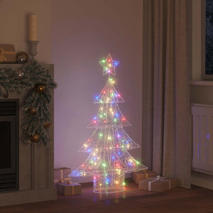 Mehrfarbiger LED-Weihnachtsbaum, 120 cm