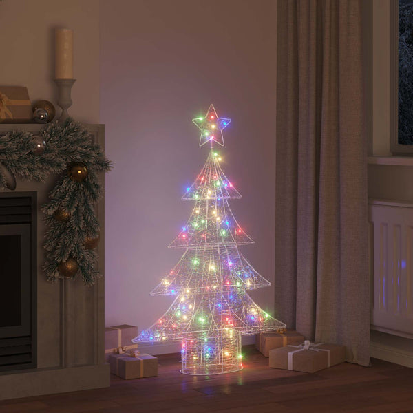 Mehrfarbiger LED-Weihnachtsbaum, 120 cm