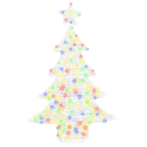 Mehrfarbiger LED-Weihnachtsbaum, 120 cm