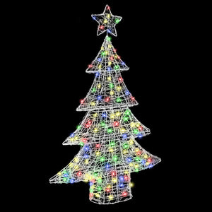 Mehrfarbiger LED-Weihnachtsbaum, 120 cm
