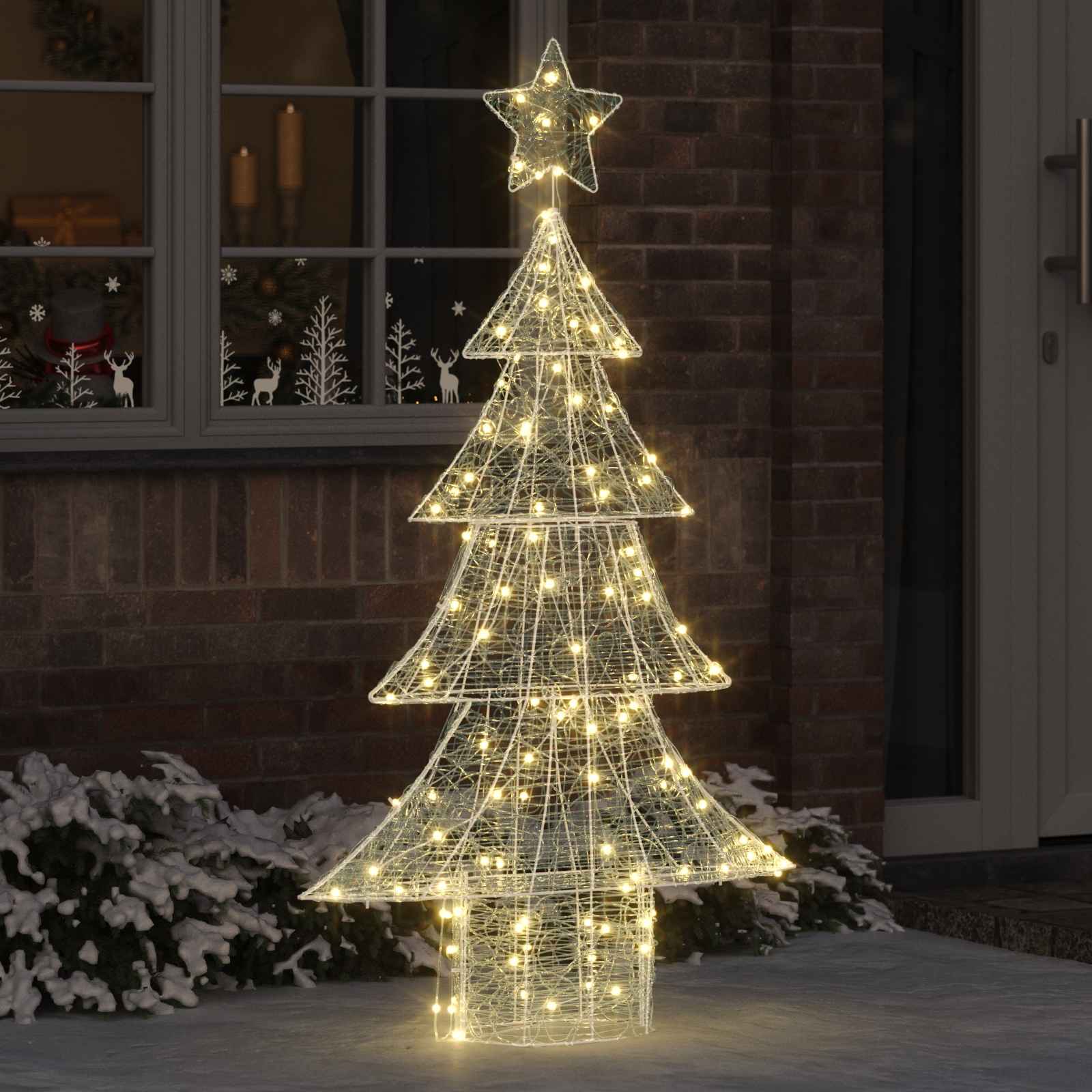 Acryl Weihnachtsbaum mit 160 LEDs