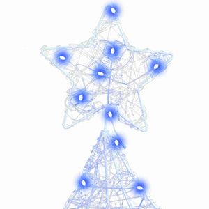 Blauer LED Weihnachtsbaum Acryl 150cm