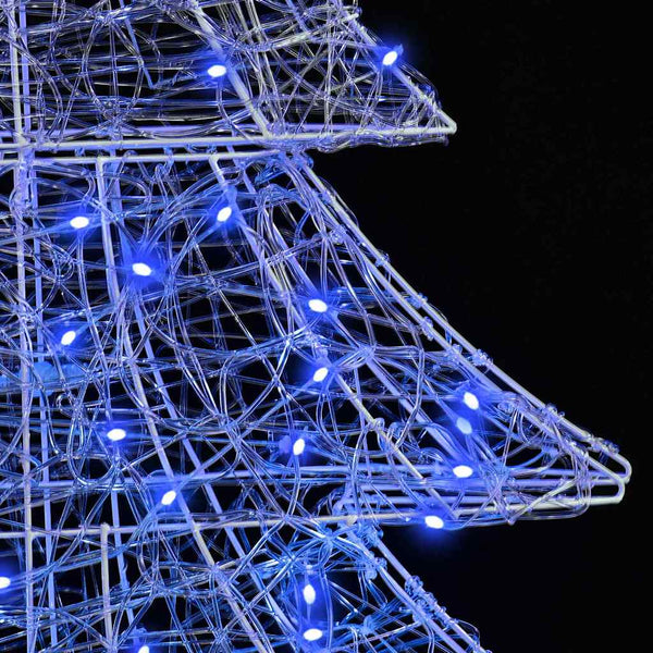 Blauer LED Weihnachtsbaum Acryl 150cm