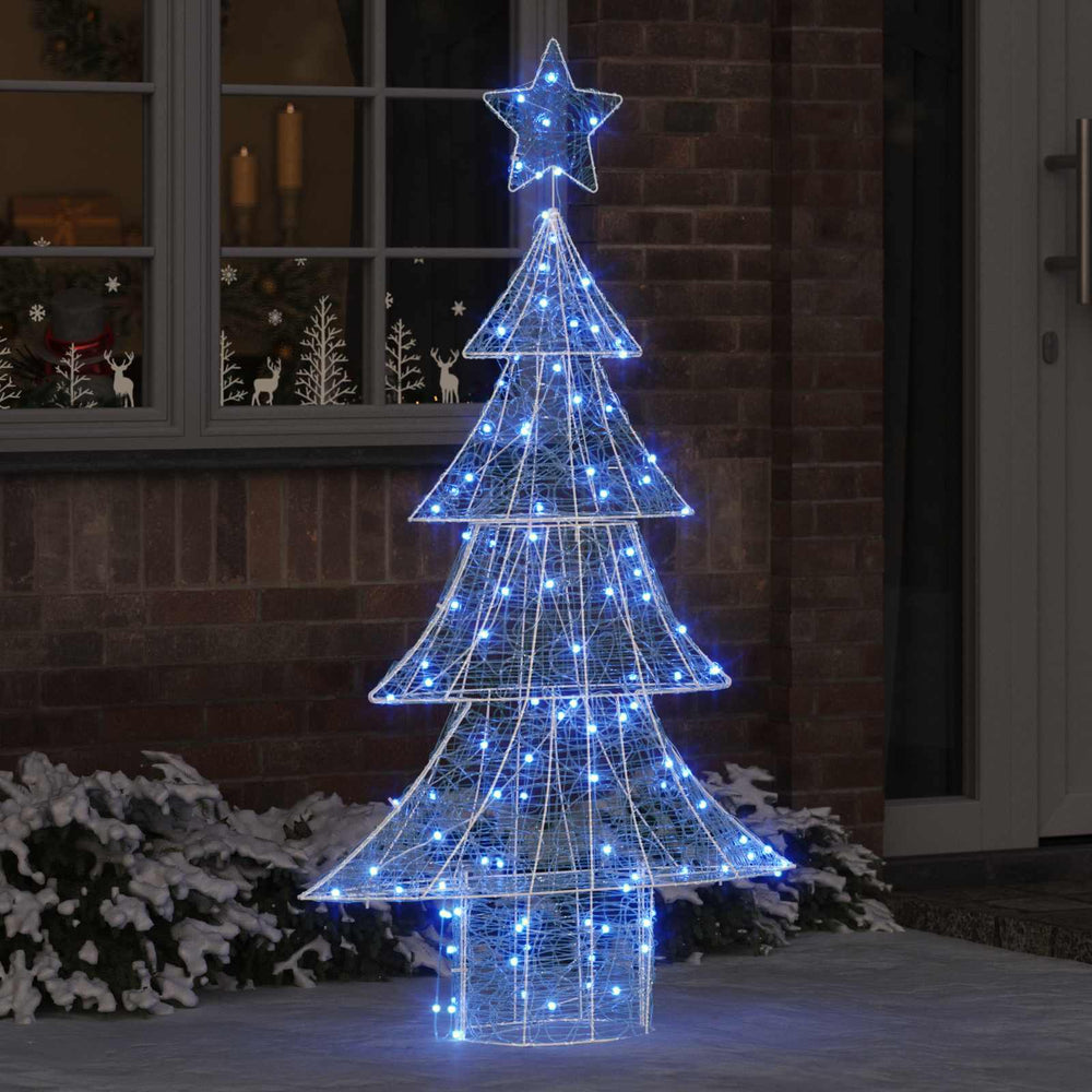 Blauer LED Weihnachtsbaum Acryl 150cm