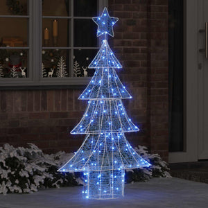 Blauer LED Weihnachtsbaum Acryl 150cm