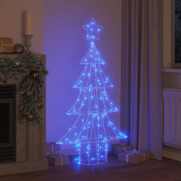 Blauer LED Weihnachtsbaum Acryl 150cm