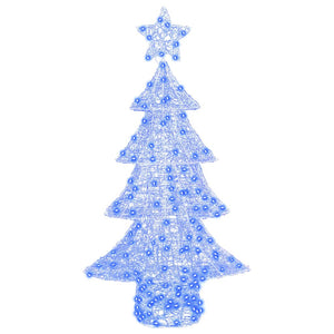 Blauer LED Weihnachtsbaum Acryl 150cm