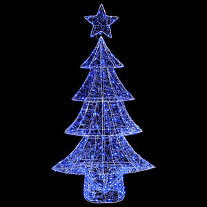 Blauer LED Weihnachtsbaum Acryl 150cm