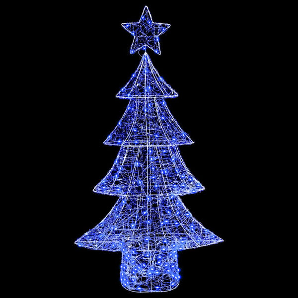 Blauer LED Weihnachtsbaum Acryl 150cm