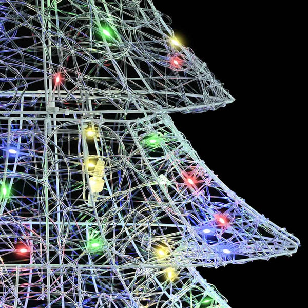 Mehrfarbiger LED Weihnachtsbaum Acryl 150cm