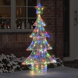 Mehrfarbiger LED Weihnachtsbaum Acryl 150cm