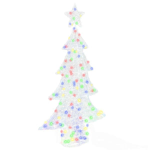 Mehrfarbiger LED Weihnachtsbaum Acryl 150cm