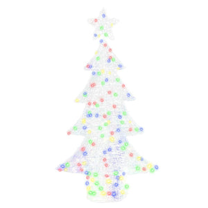 Mehrfarbiger LED Weihnachtsbaum Acryl 150cm