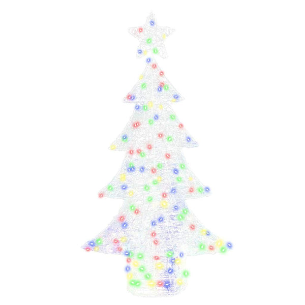 Mehrfarbiger LED Weihnachtsbaum Acryl 150cm