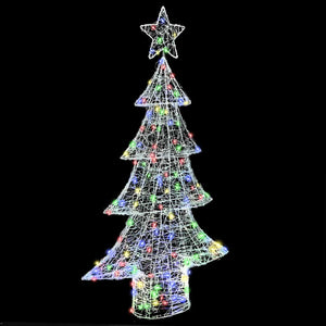 Mehrfarbiger LED Weihnachtsbaum Acryl 150cm