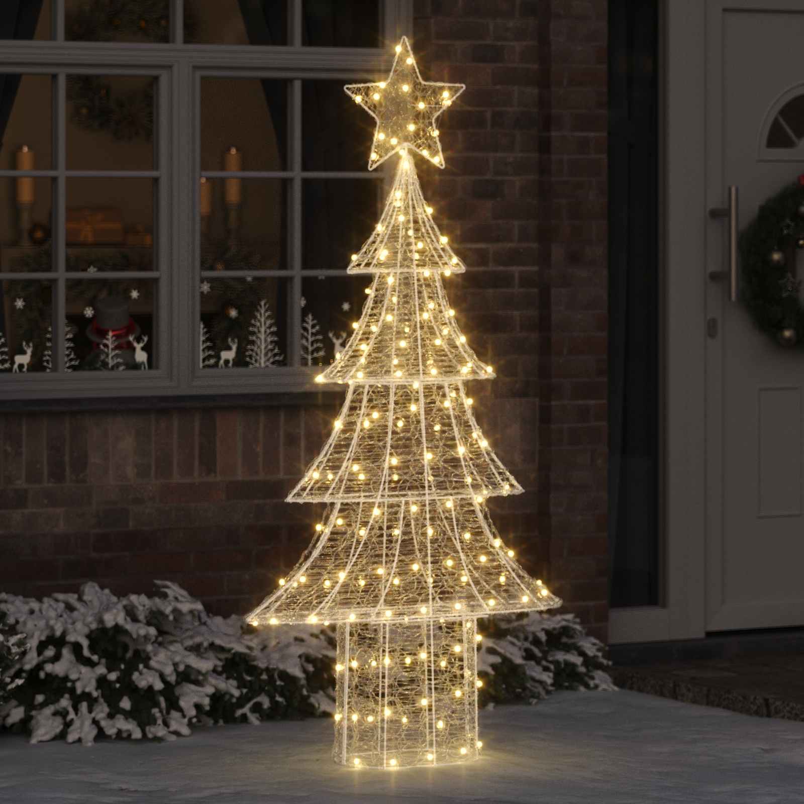 LED Weihnachtsbaum Acryl Warmweiß 150cm