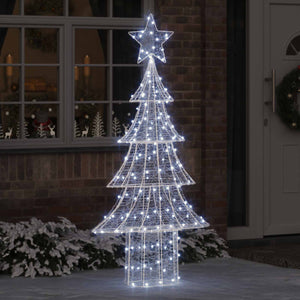 LED Weihnachtsbaum Acryl Kaltweiß 180cm