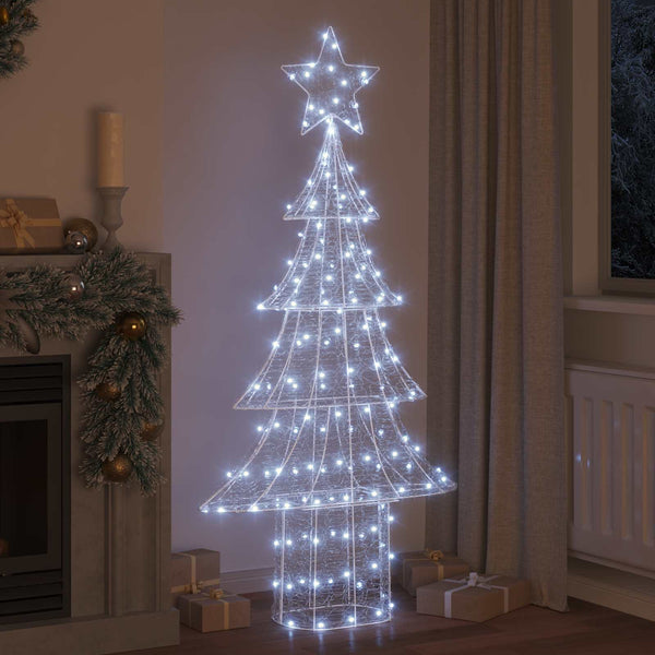 LED Weihnachtsbaum Acryl Kaltweiß 180cm
