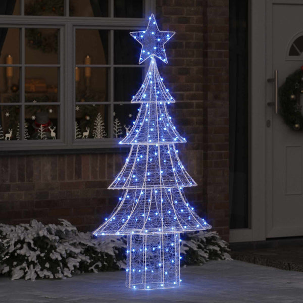 Weihnachtsbaum mit 240 LEDs Blau 180cm