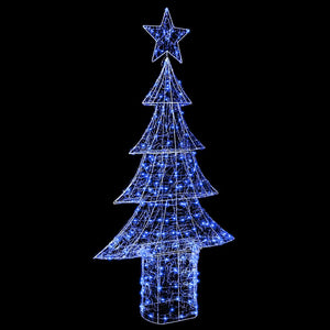 Weihnachtsbaum mit 240 LEDs Blau 180cm