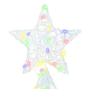 Weihnachtsbaum mit LEDs Mehrfarbig 180 cm