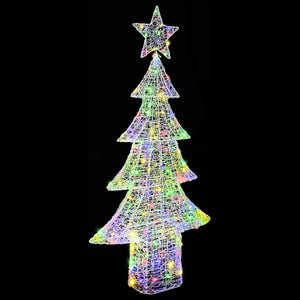 Weihnachtsbaum mit LEDs Mehrfarbig 180 cm