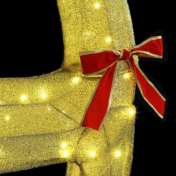 Rentier Schlitten Warmweiß Weihnachtsdeko