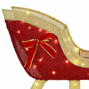 Rentier Schlitten Warmweiß Weihnachtsdeko