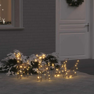 vidaXL Rennes traîneau blanc chaud 53 x 28 x 33 cm rotin