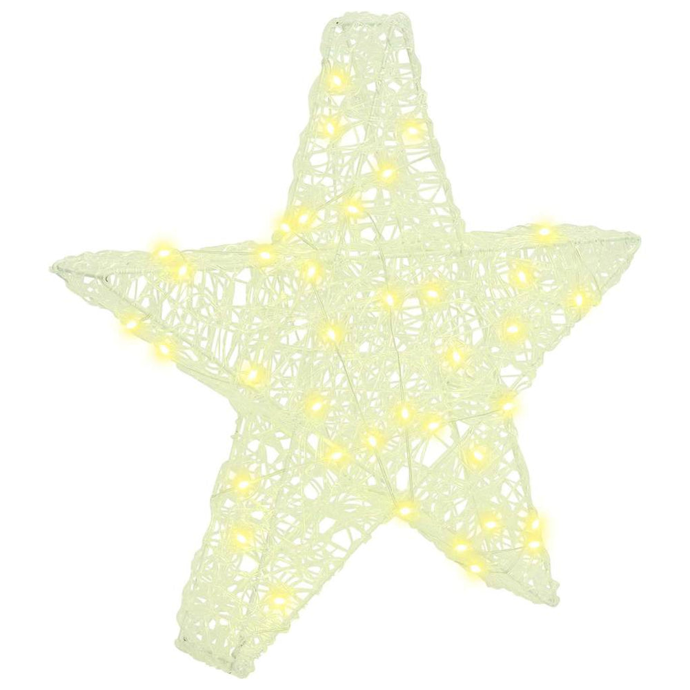 3D LED Stern Warmweiß Acryl Weihnachtsdeko