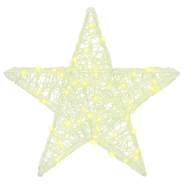 3D LED Stern Warmweiß Acryl Weihnachtsdeko