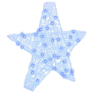3D Stern mit 50 LEDs Blau