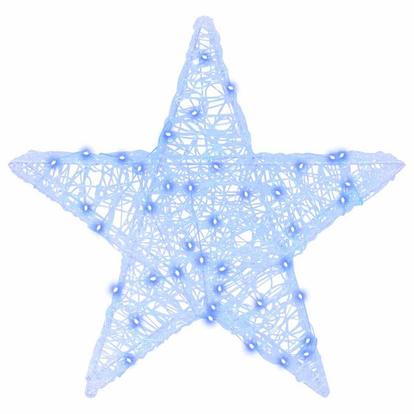 3D Stern mit 50 LEDs Blau
