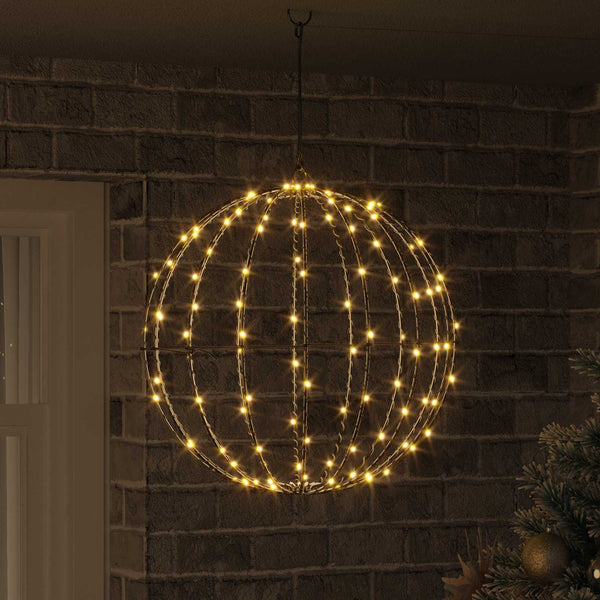 LED-Ball, Warmweiß, 50,5 cm, Metall