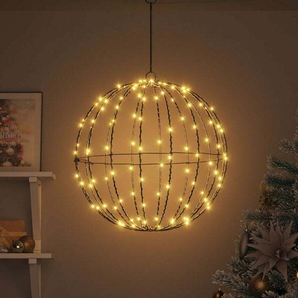 LED-Ball, Warmweiß, 50,5 cm, Metall