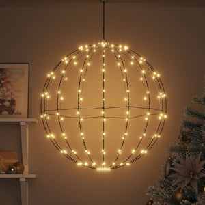 LED Ball Warmweiß Metall Deko 63cm