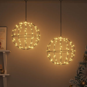 LED Kugel Warmweiß 2er Set