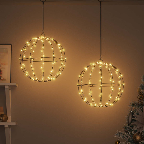 LED Kugel Warmweiß 2er Set