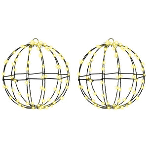 LED Kugel Warmweiß 2er Set