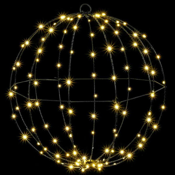 LED Ball Deko Warmweiß 2er Set
