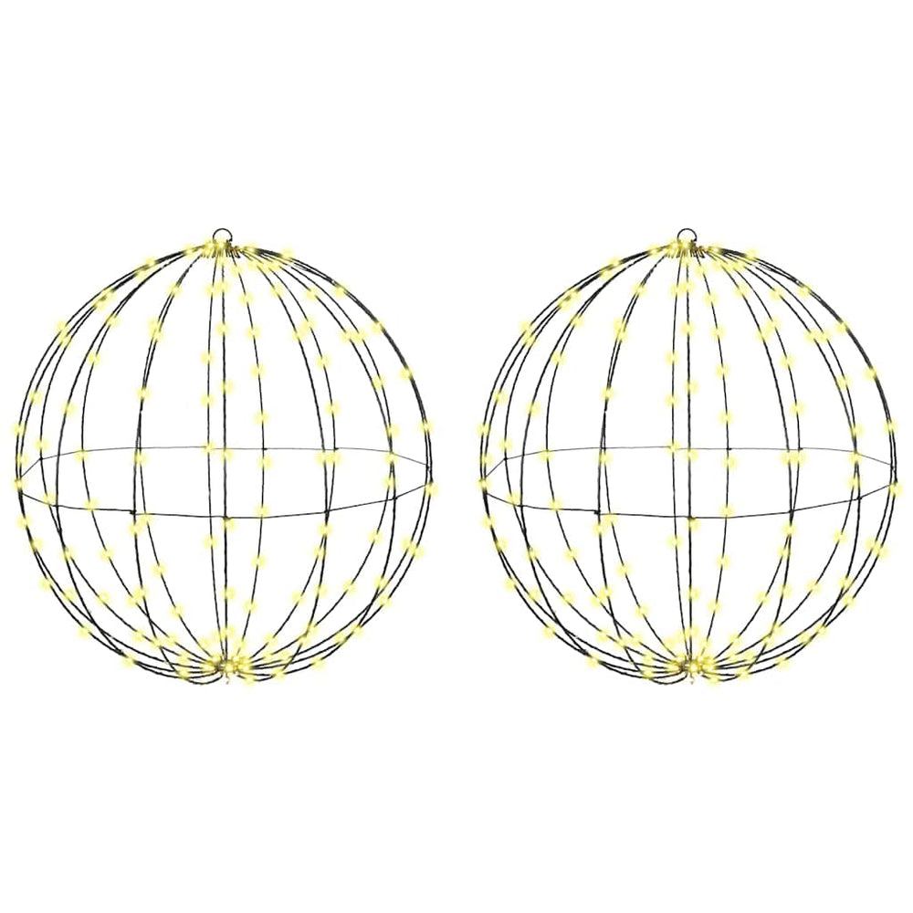 LED Ball Deko Warmweiß 2er Set