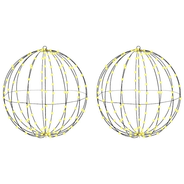 LED Ball Deko Warmweiß 2er Set