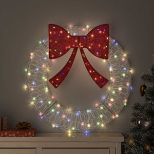 LED Kranz Mehrfarbig 76cm Acryl